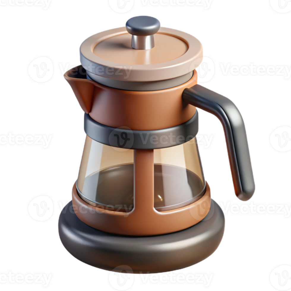 stunning rustic Smart Coffee Maker Brewing Coffee Cutout high quality png
