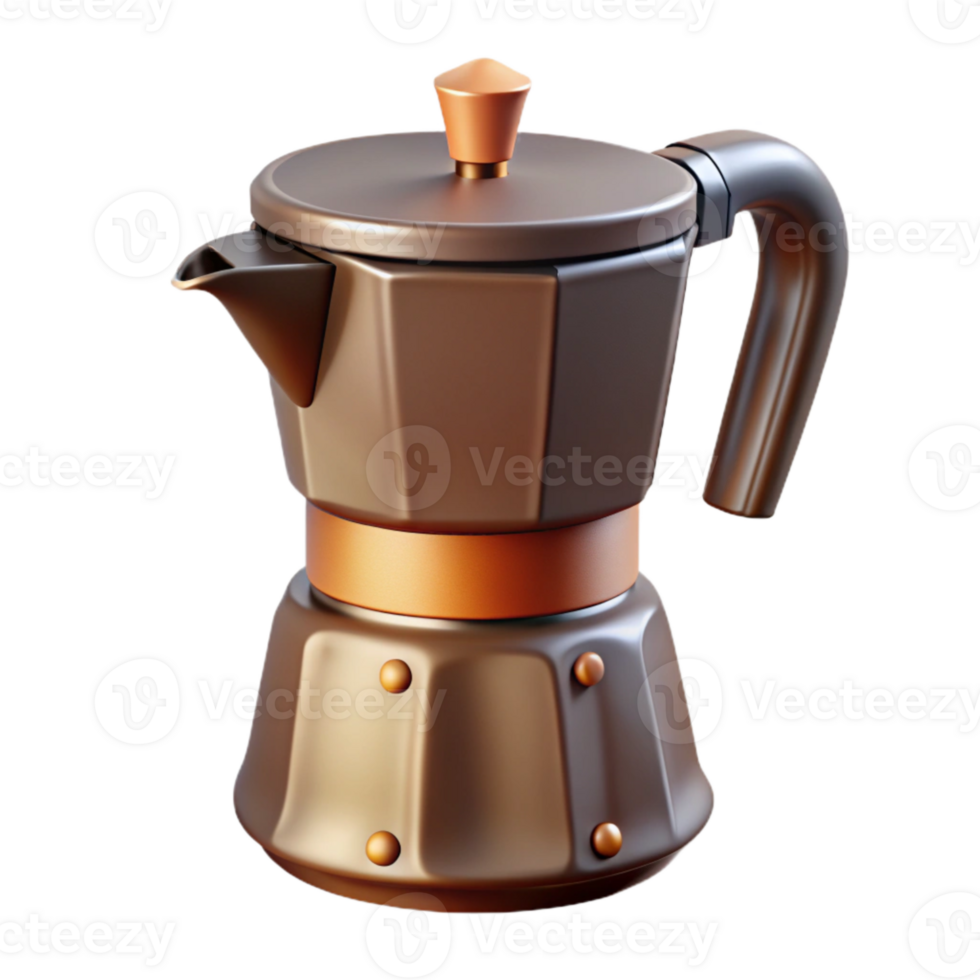 dramatic abstract Smart Coffee Maker Front View Cutout authentic png