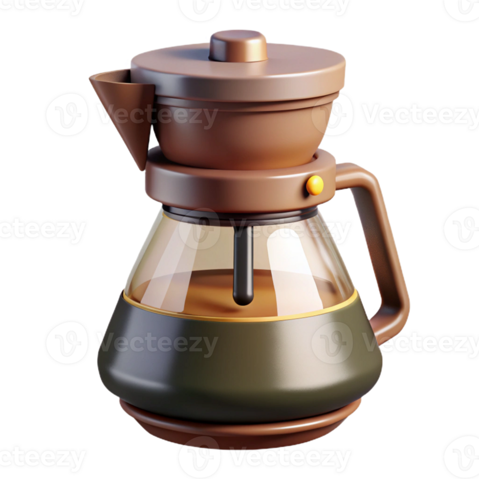wonderful creative Smart Coffee Maker with Timer Function Cutout original png