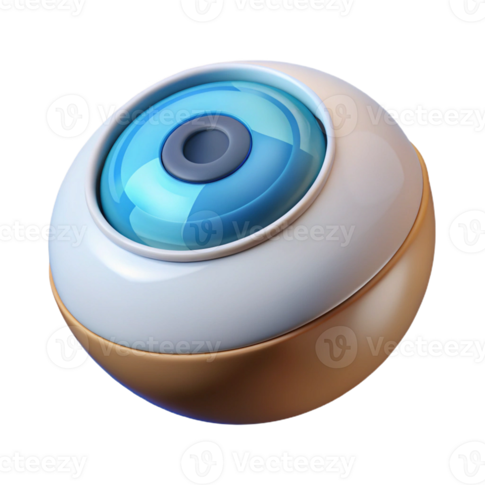 wonderful modern Smart Contact Lens with Display Overlay Transparent Cutout original png