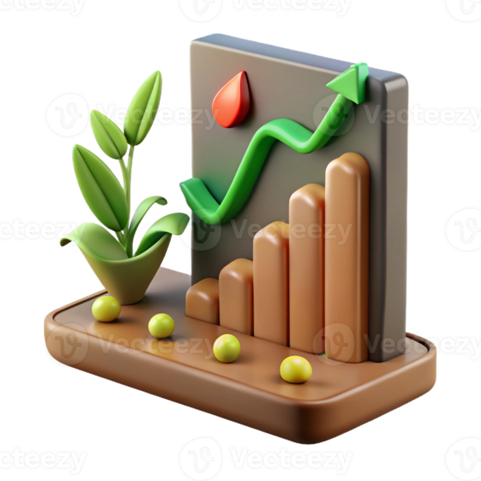 beautiful traditional Data Visualization of Crop Growth Chart Cutout exclusive png