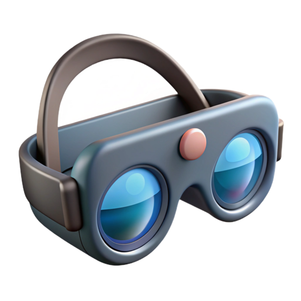 dramatic artistic Smart Glasses with Camera Lens Transparent Cutout exclusive png