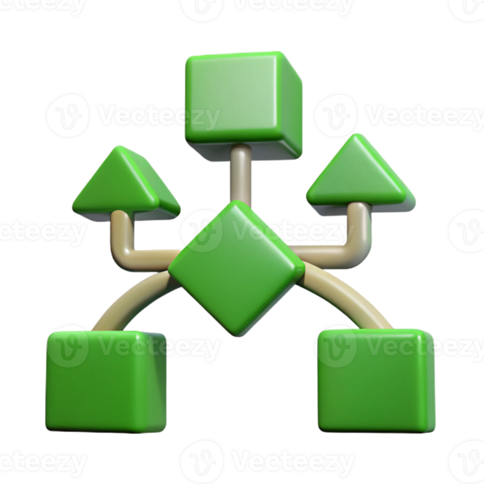 extraordinary contemporary Decision Making Flowchart Green Arrows Transparent Background professional png