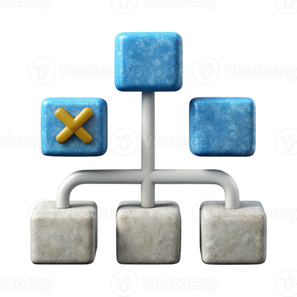 dramatic creative Decision Making Framework Icon Flowchart Cutout genuine png