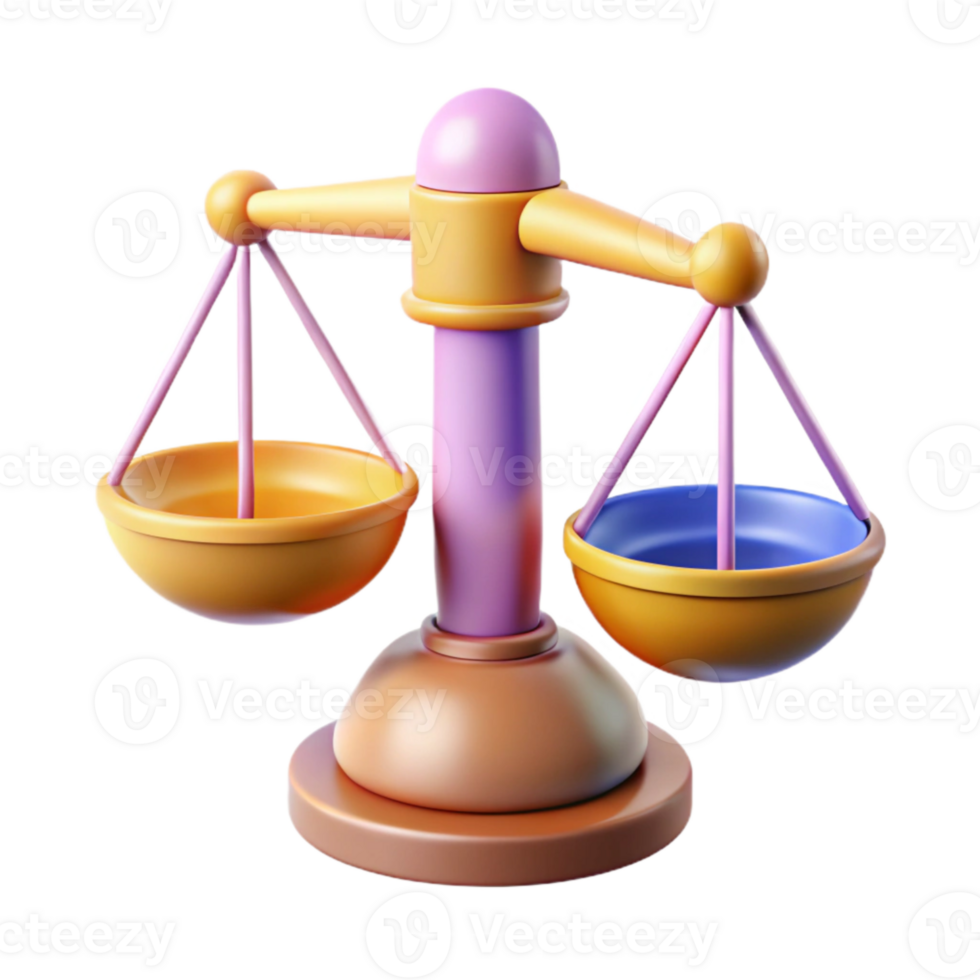 impressive abstract Decision Making Scales Icon Balance Concept Isolated Cutout high resolution png