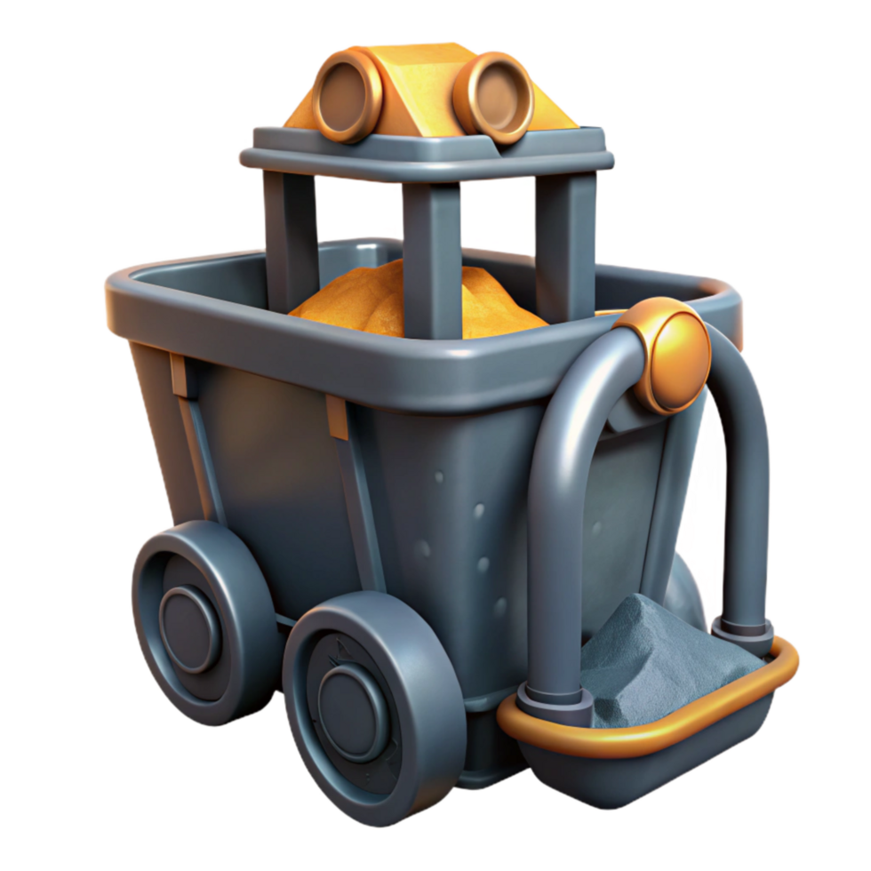 extraordinary rustic Deep Sea Mining Equipment Silhouette Transparent Background authentic png