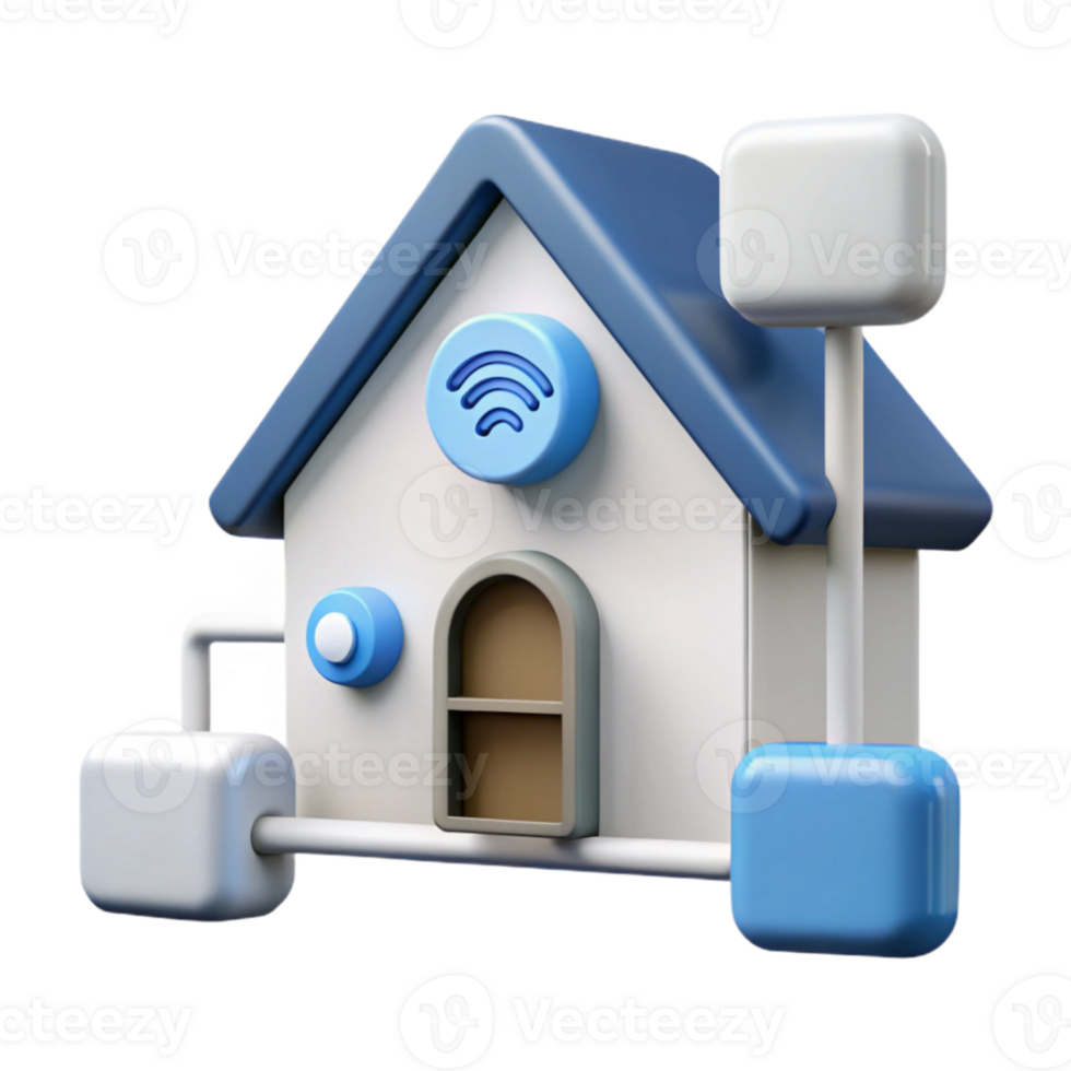 wonderful modern Smart Home Network Diagram Illustration Isolated premium png