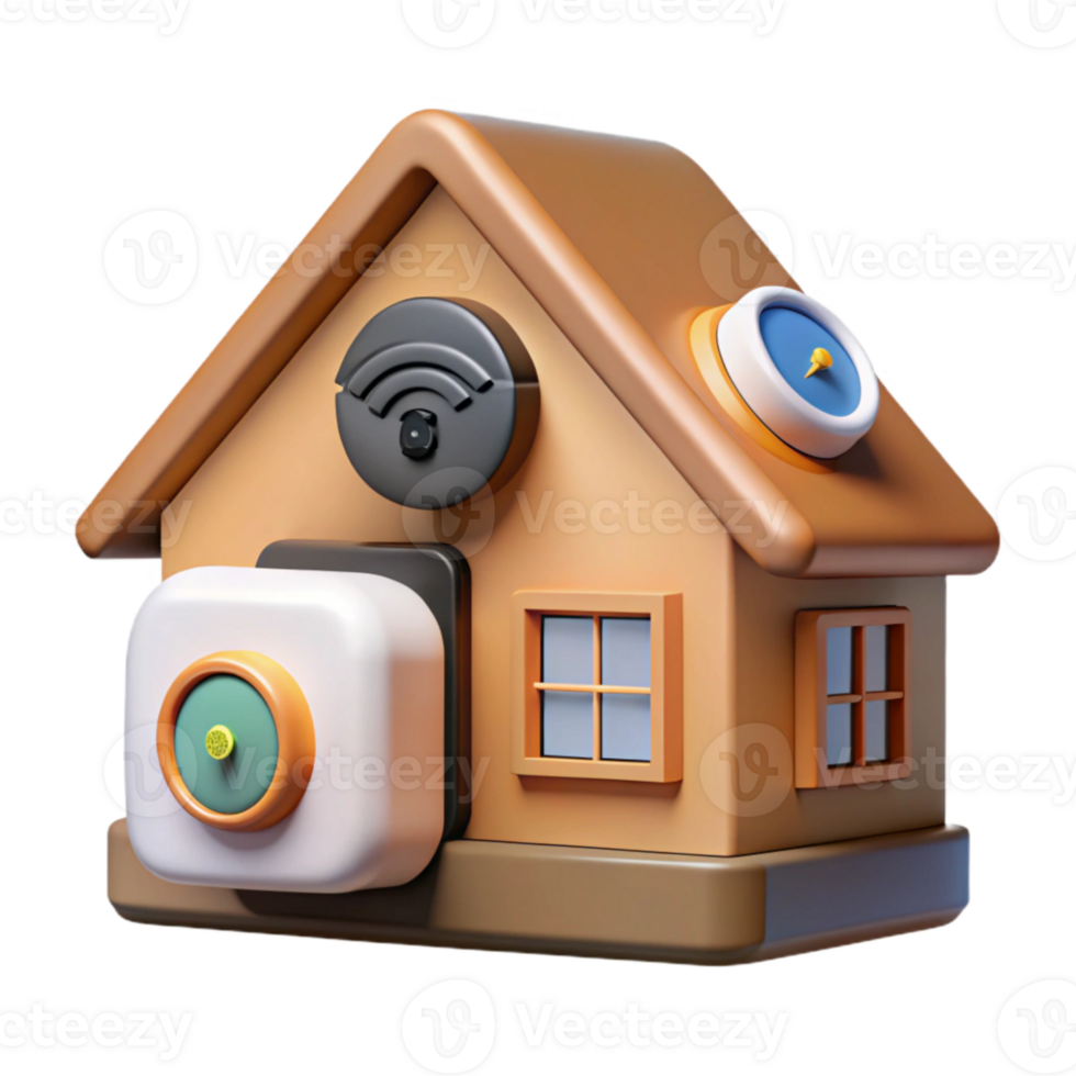 extraordinary traditional Smart Home Security System Icon Set Cutout high quality png