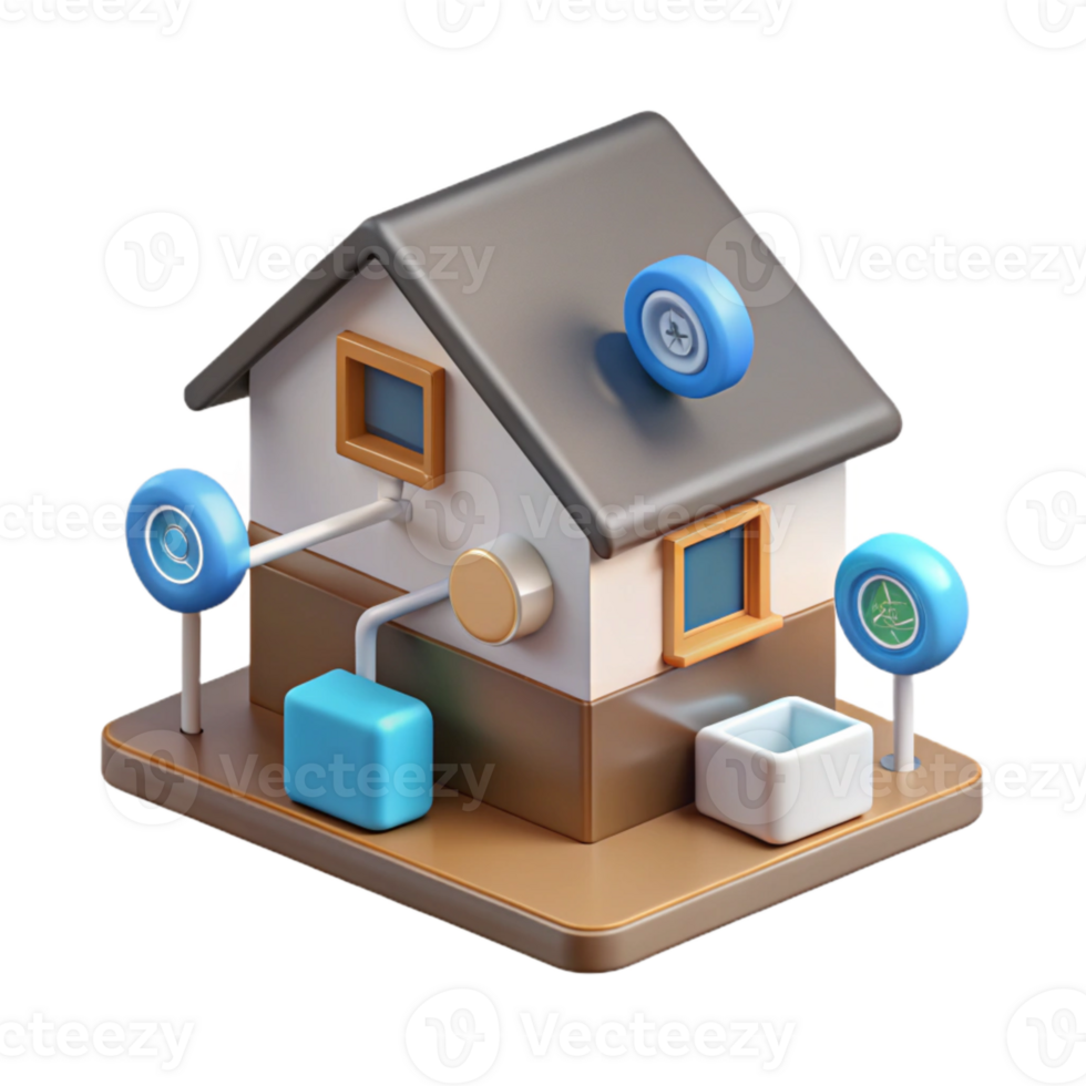 extraordinary vintage Smart Home System Architecture Diagram Transparent Background original png