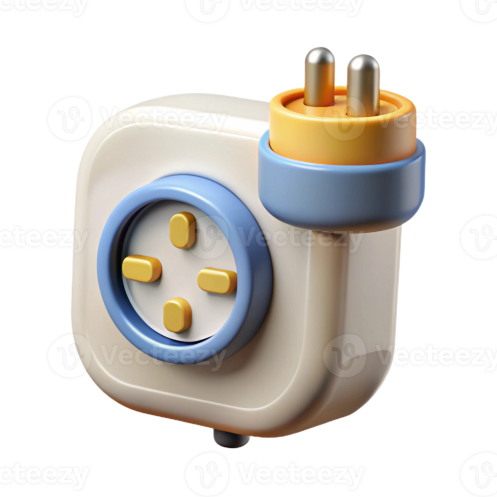 dramatic artistic Smart Plug with Timer and Scheduling Isolated White Plastic genuine png