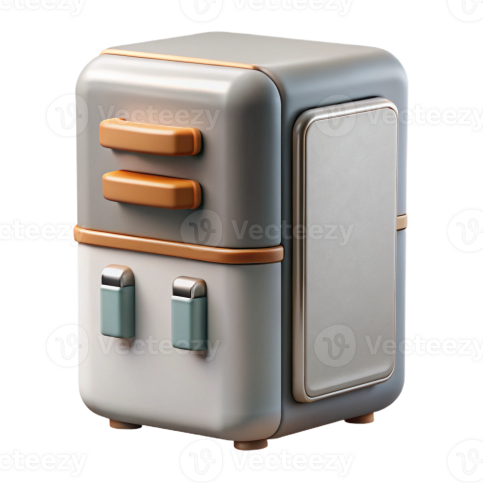 magnificent creative Smart Refrigerator Ice Dispenser Front View Isolated high resolution png