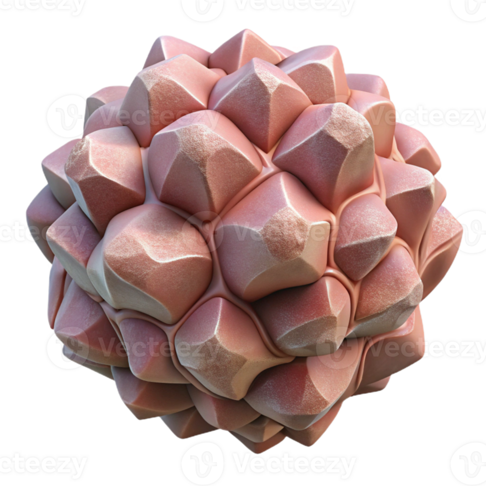 impressive contemporary Desert Rose Rock Formation Crystal Structure Isolated authentic png