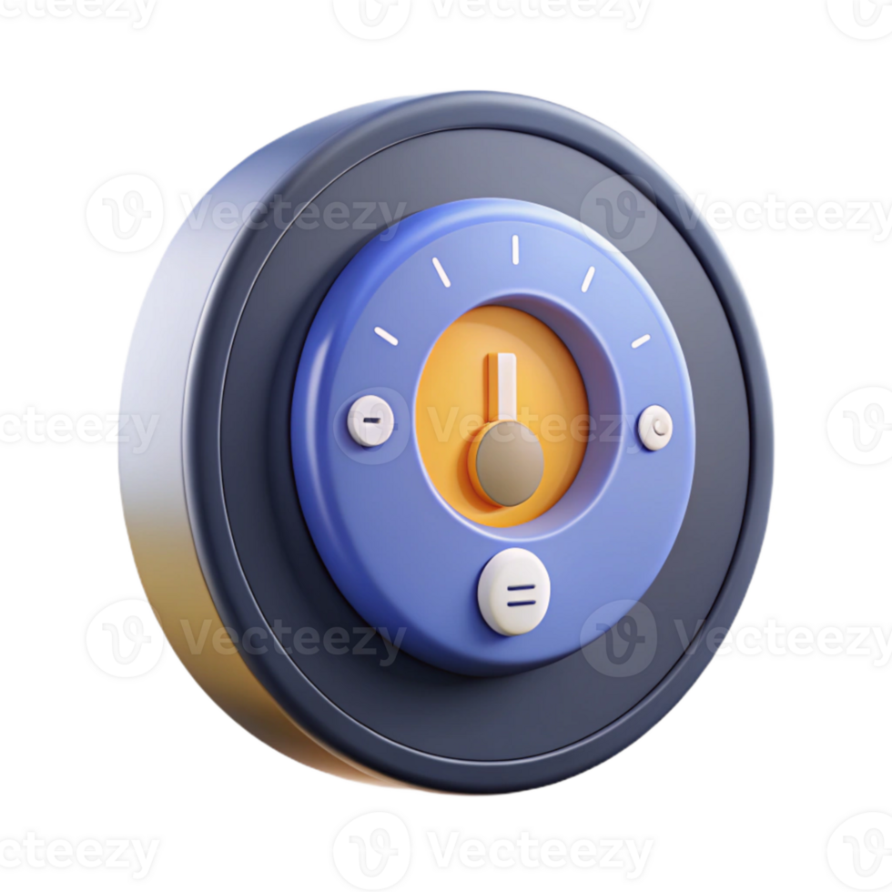 serene classic Smart Thermostat Displaying Temperature Cutout genuine png