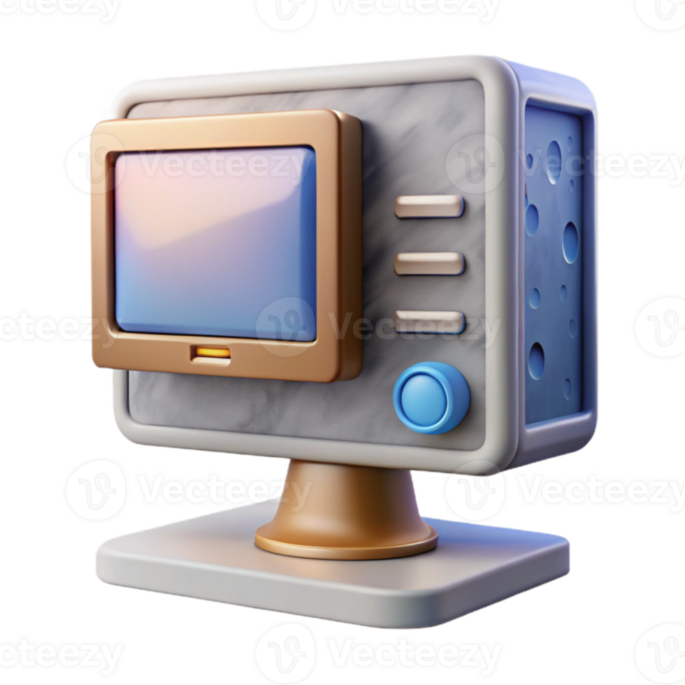 elegant contemporary Desktop Computer with Ssd Storage Isolated Element authentic png