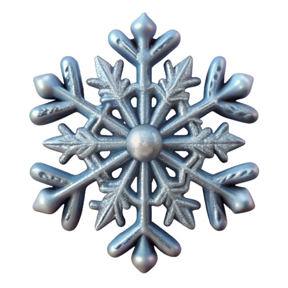 stunning modern Snowflake Transparent Background with Intricate Design high quality png