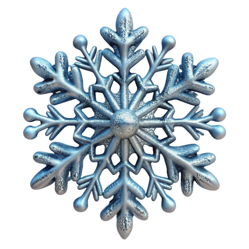 beautiful creative Snowflake Transparent Background with Intricate Design high resolution png