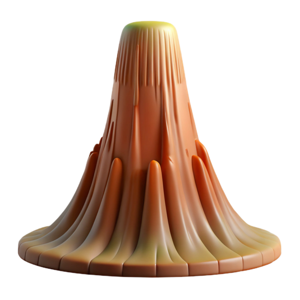 wonderful classic Devils Tower Wyoming Vertical Rock Formation Cutout authentic png