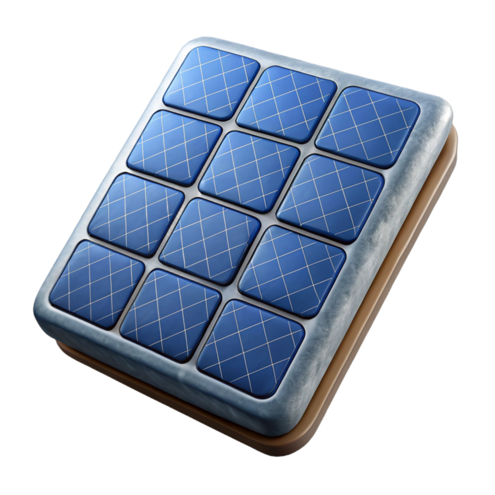 wonderful rustic Solar Panel Cell Grid Pattern Isolated premium png