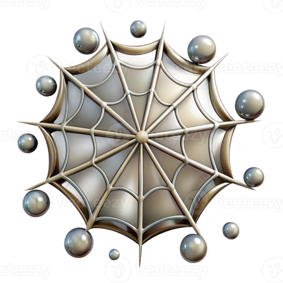 dramatic traditional Dewdrops on Spiderweb Sparkling Transparent Background Cutout genuine png