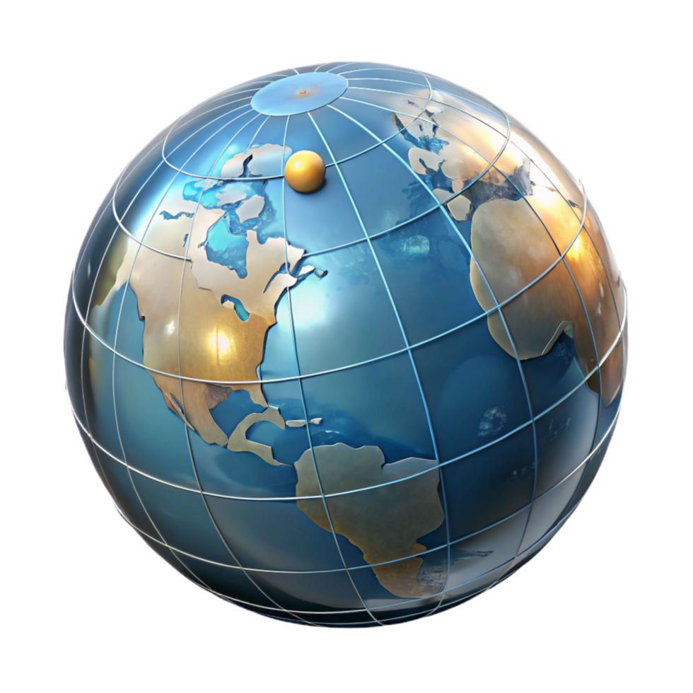 stunning rustic D Globe with Interactive Features Transparent Background original png