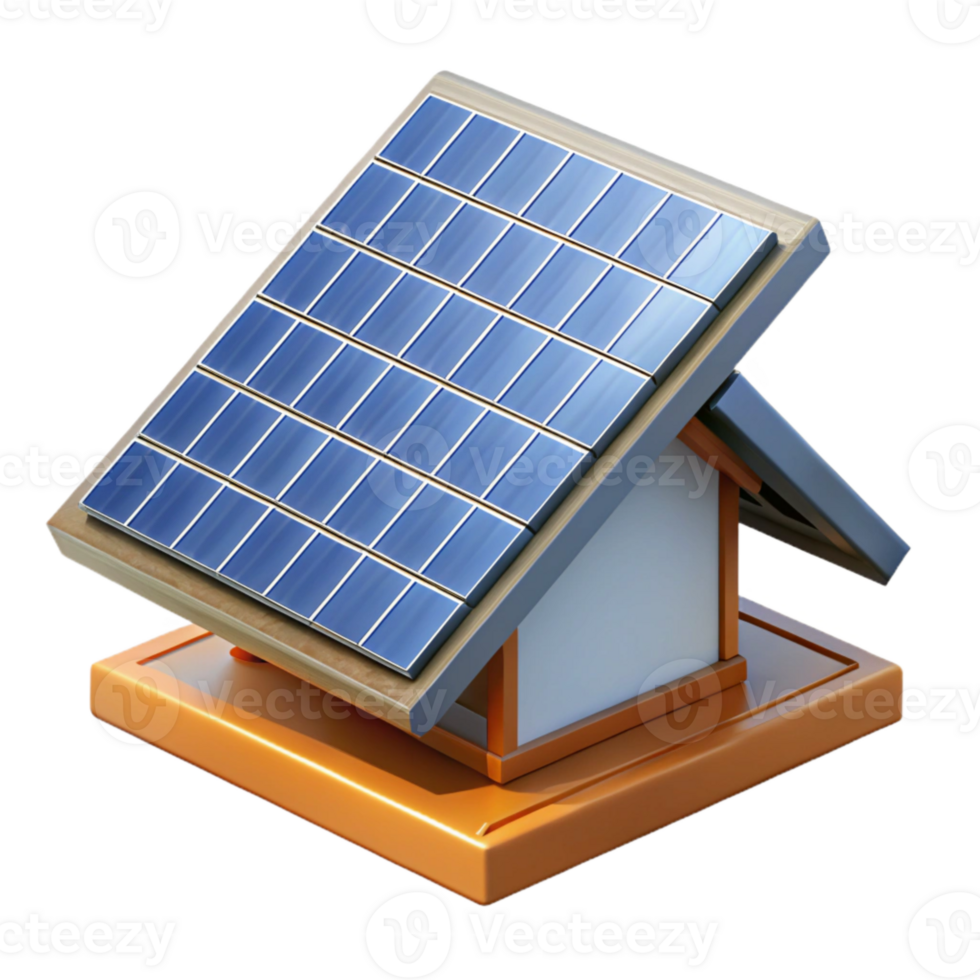 vibrant classic Solar Panel Installation Rooftop Angled View Transparent authentic png