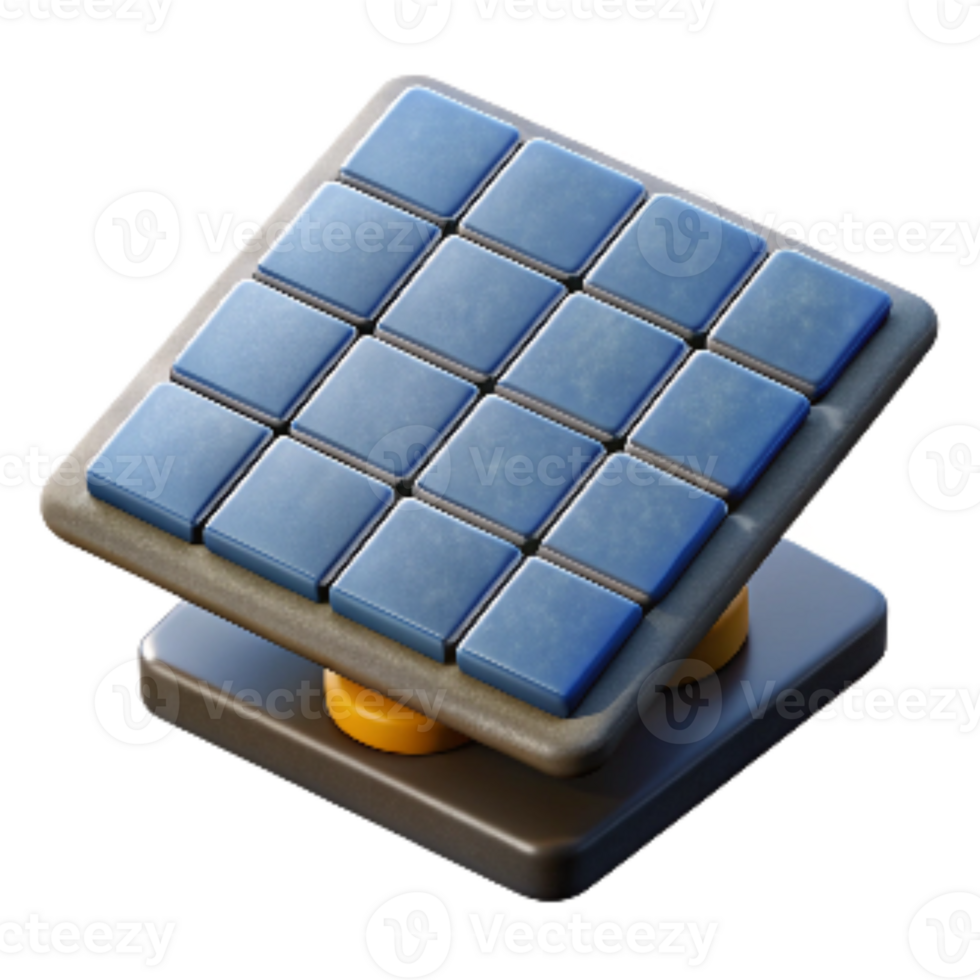 magnificent abstract Solar Panels Array Top View Cutout detailed png
