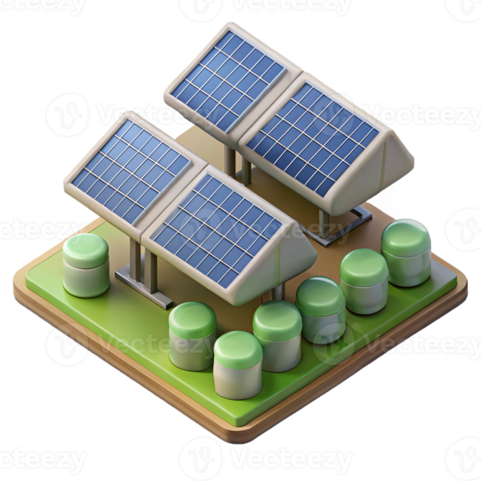 extraordinary artistic Solar Panels Farm Aerial View Transparent exclusive png