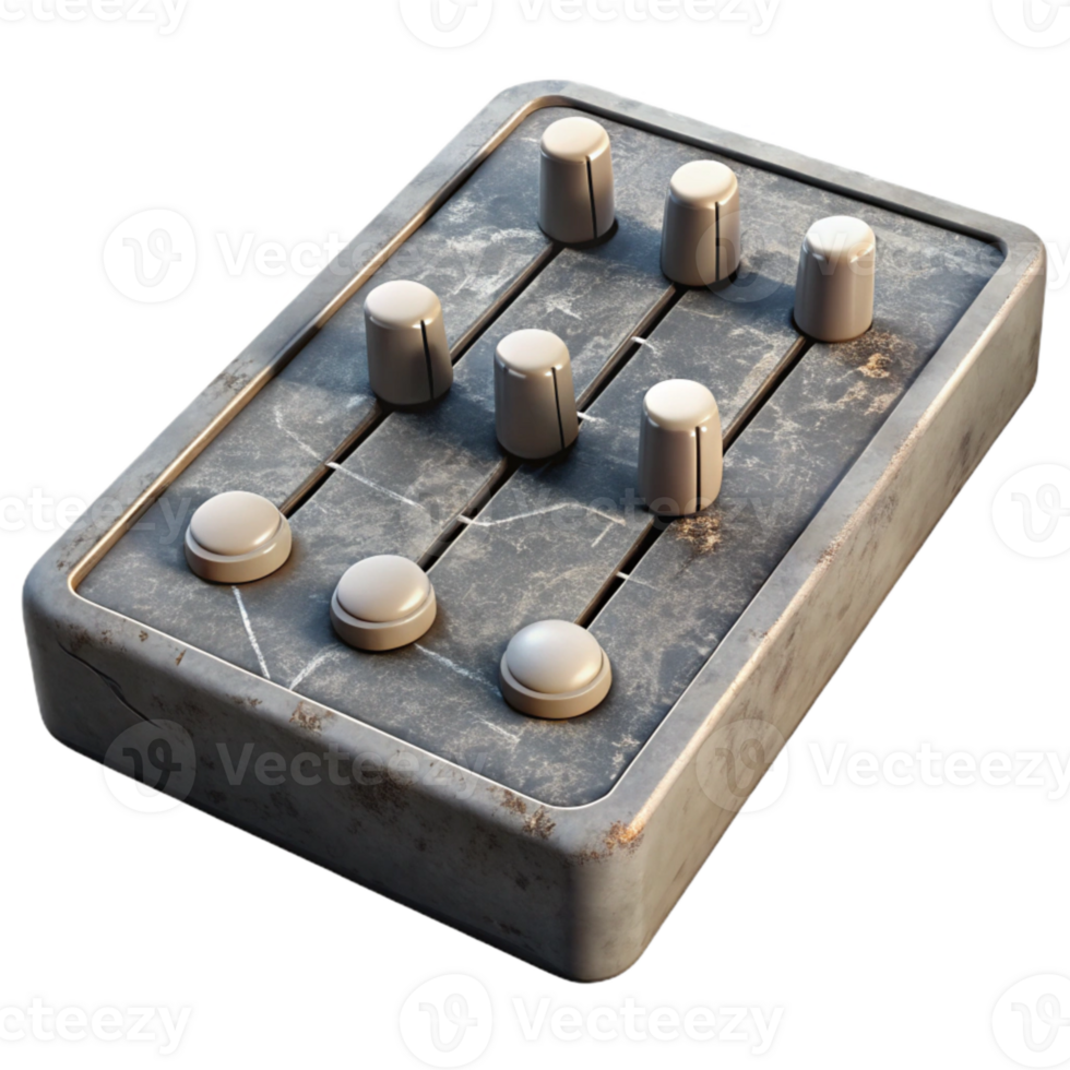 serene creative Sound Mixer Faders Close Up Cutout original png
