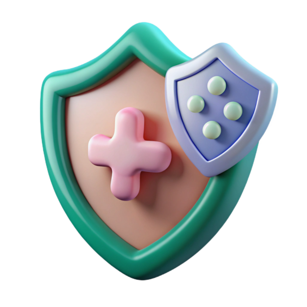 stunning artistic Disease Prevention Icon with Shield Transparent high quality png