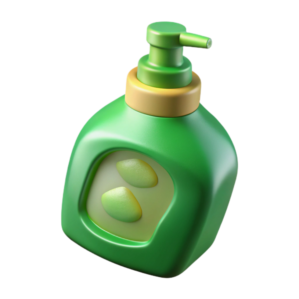 beautiful abstract Dish Soap Bottle Green Plastic Cutout professional png