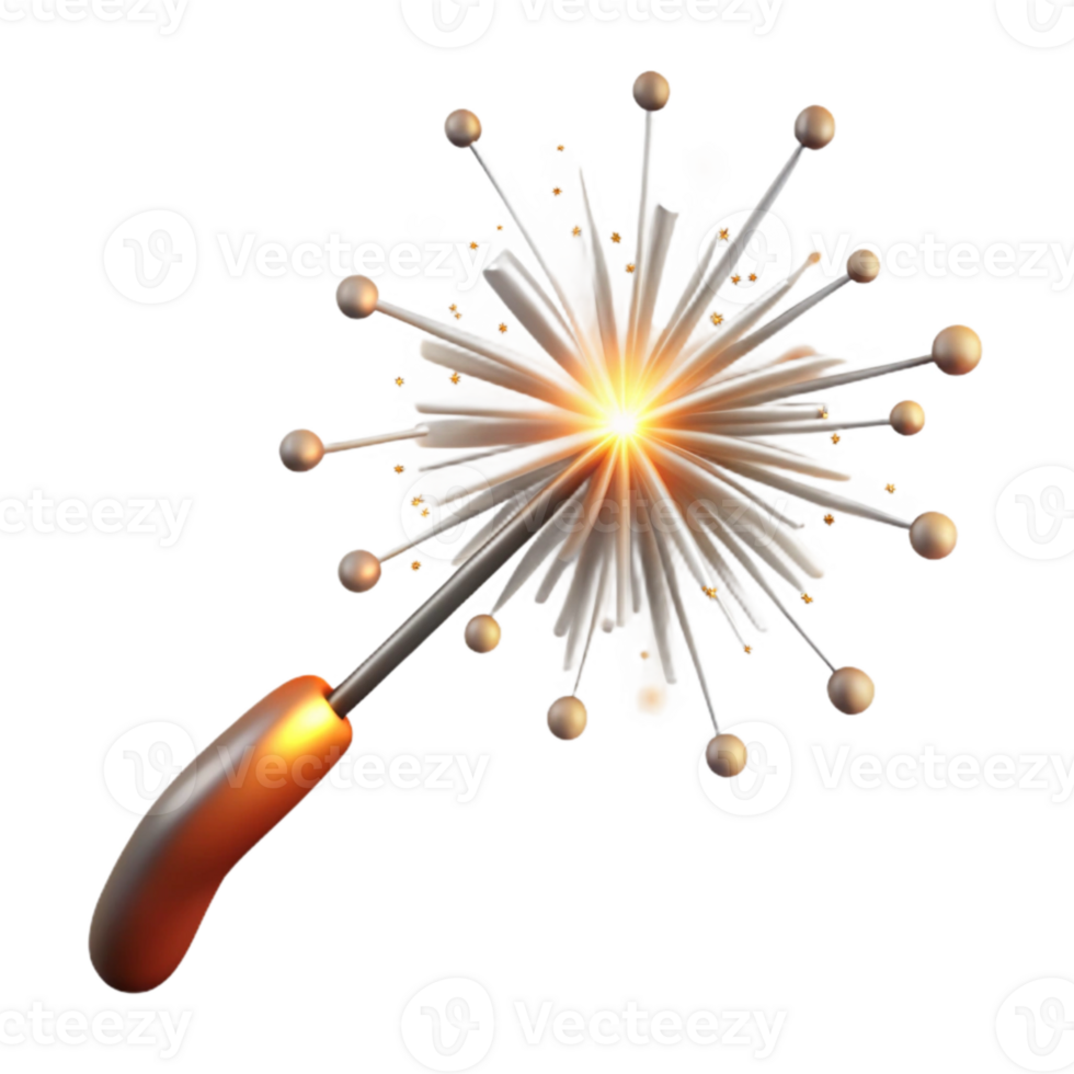 extraordinary abstract Sparklers Trail of Light Isolated png