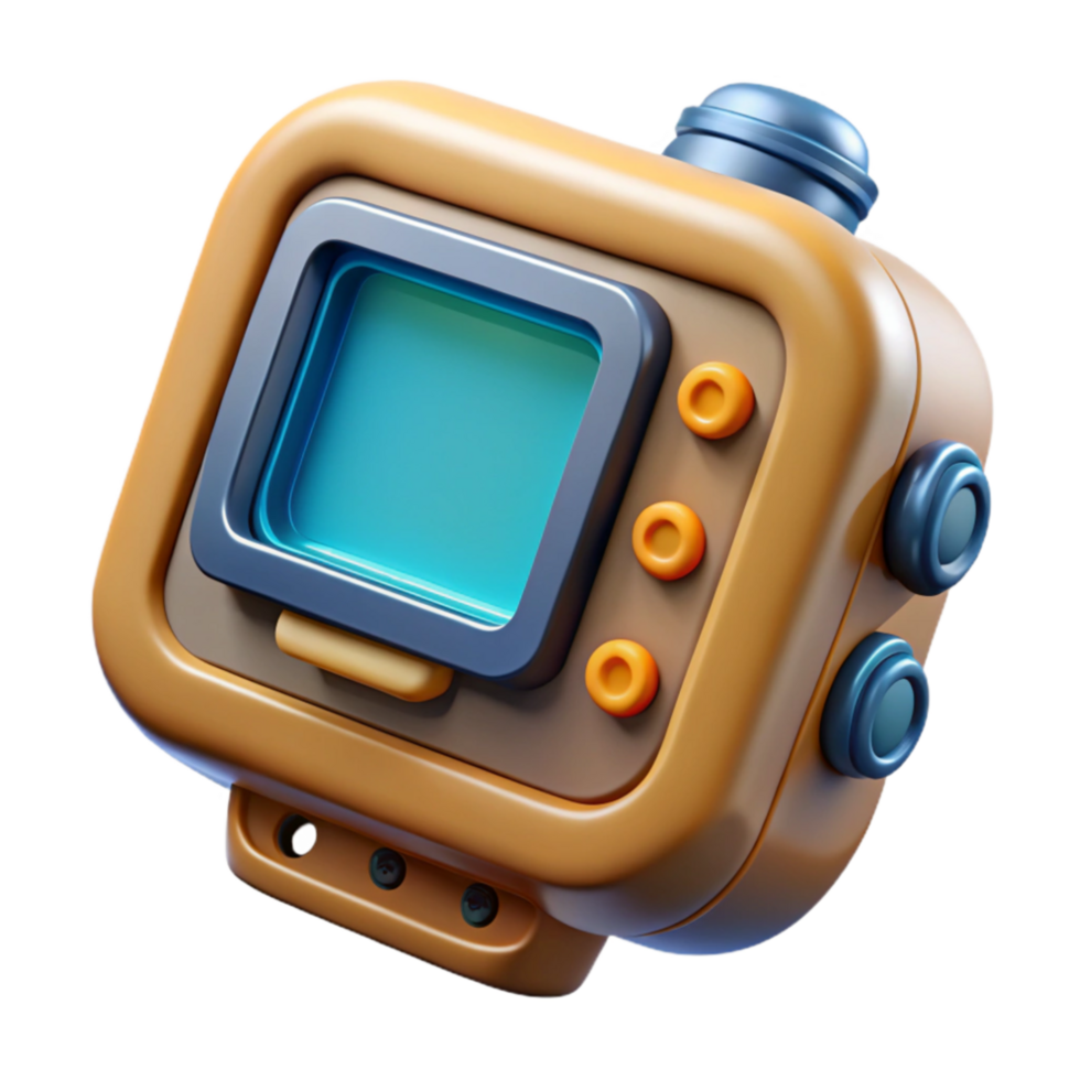 Dive Computer Cutout Digital Display Isolated png