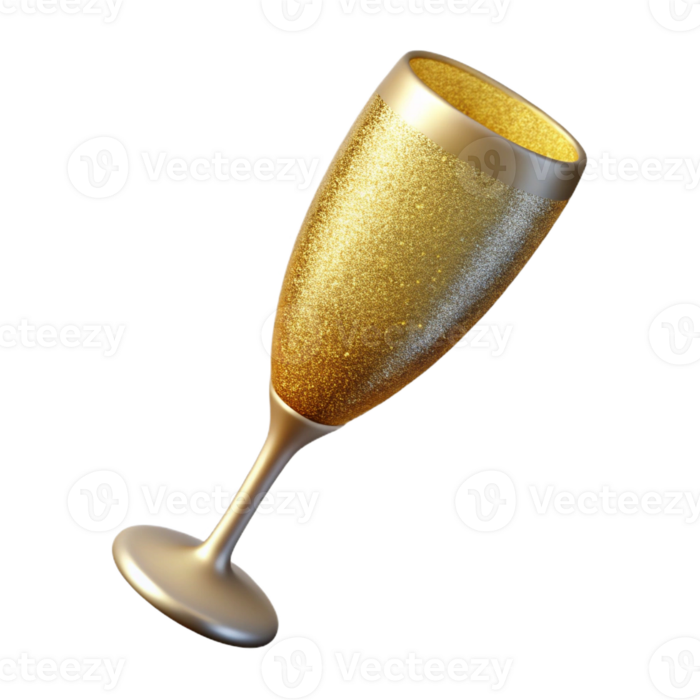 magnificent classic Sparkling Champagne Glass New Years Eve Cutout exclusive png