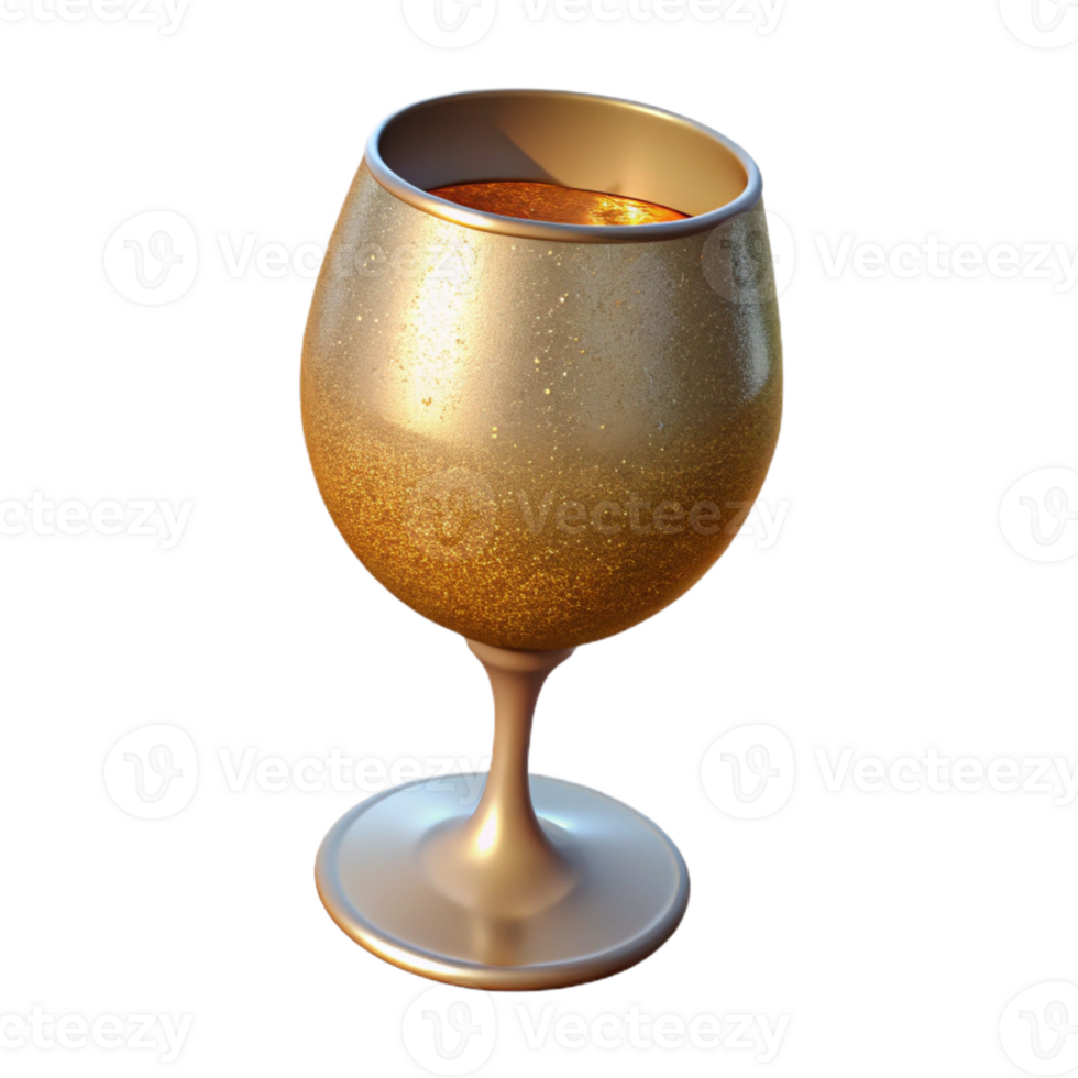 magnificent artistic Sparkling Cider Glass New Years Eve Cutout original png