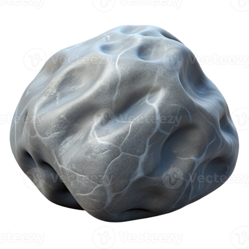 vibrant classic Spa Rocks Smooth Grey Isolated on White exclusive png