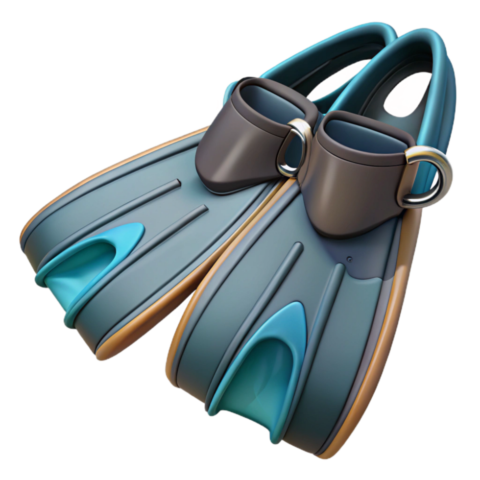 stunning classic Diving Fins Adjustable Straps Secure Fit Cutout premium png