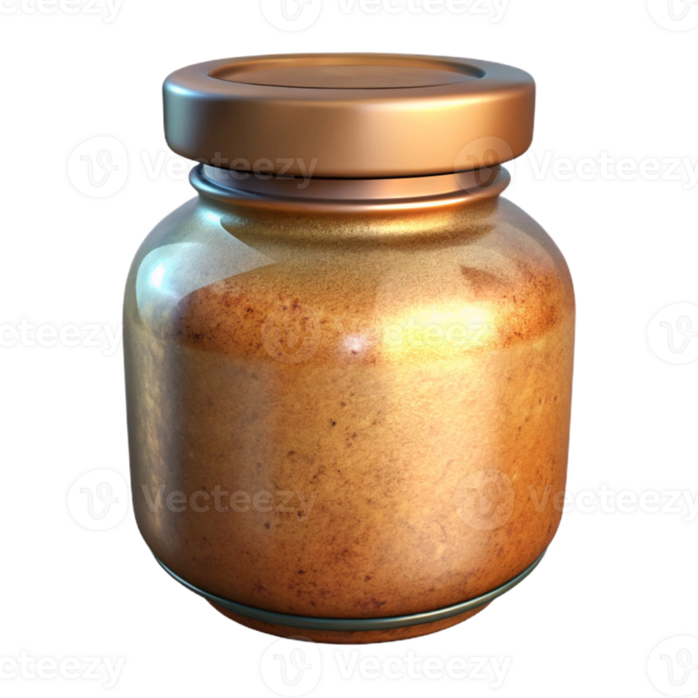 elegant artistic Spice Jar Isolated Transparent Background authentic png