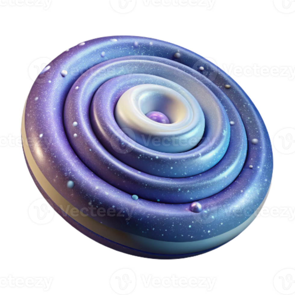 magnificent rustic Spiral Galaxy with Stars Isolated on Transparent Background exclusive png