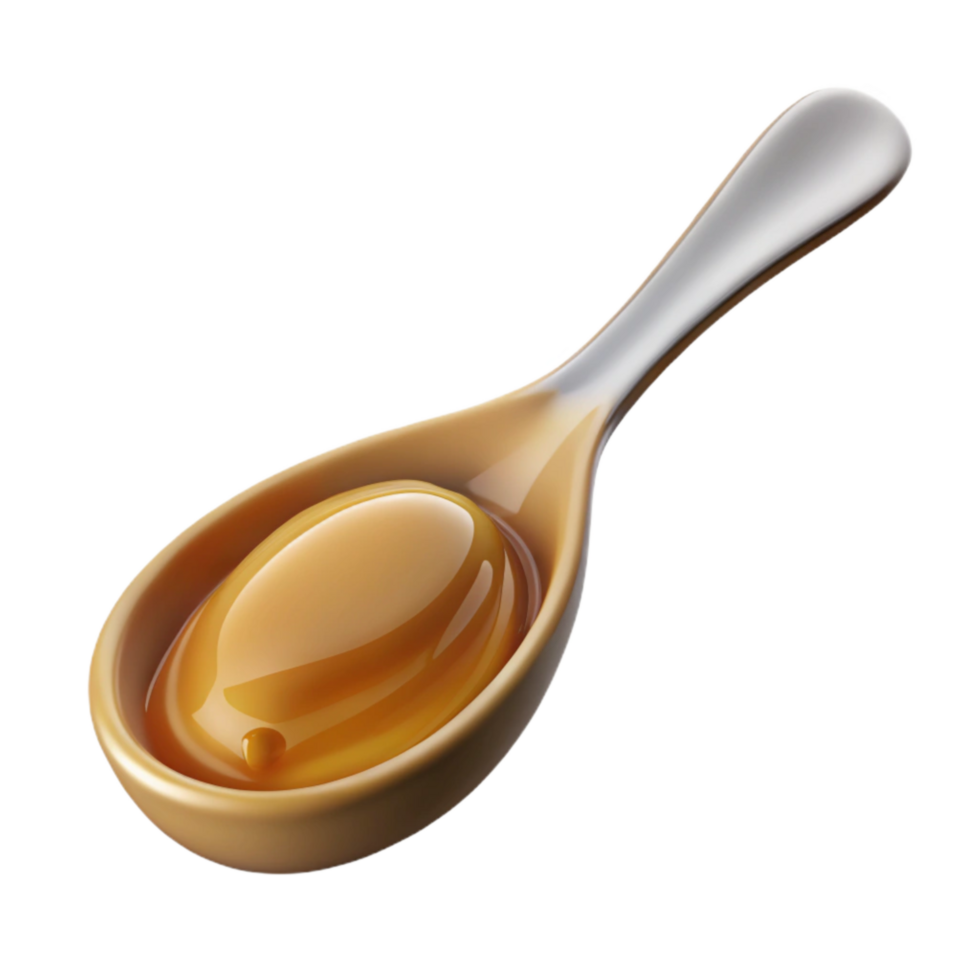 magnificent contemporary Spoon with Honey Transparent Background authentic png