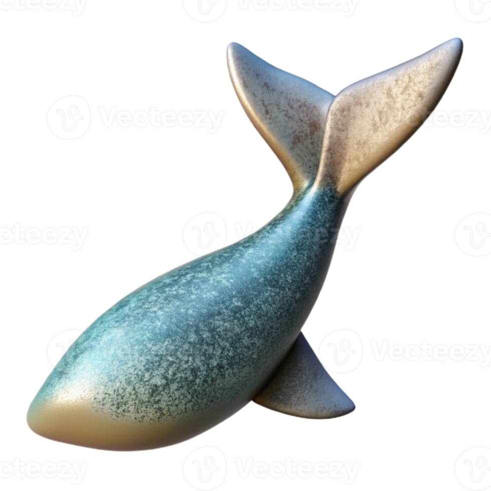beautiful traditional Dolphin Tail Fin Close Up Isolated genuine png