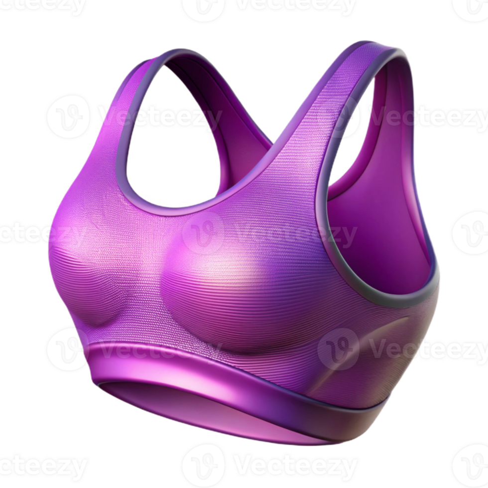 wonderful rustic Sports Bra Purple Supportive Cutout Transparent Background original png