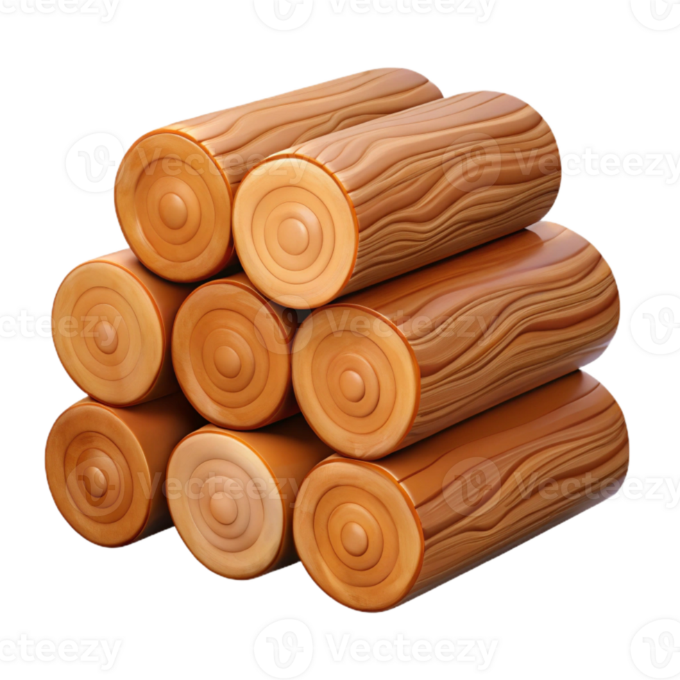 stunning minimalist Stacked Firewood Natural Texture Cutout high quality png