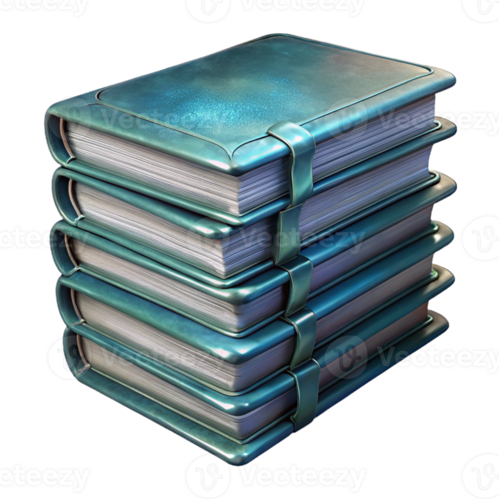 beautiful creative Stack of Books Vintage Style Transparent professional png