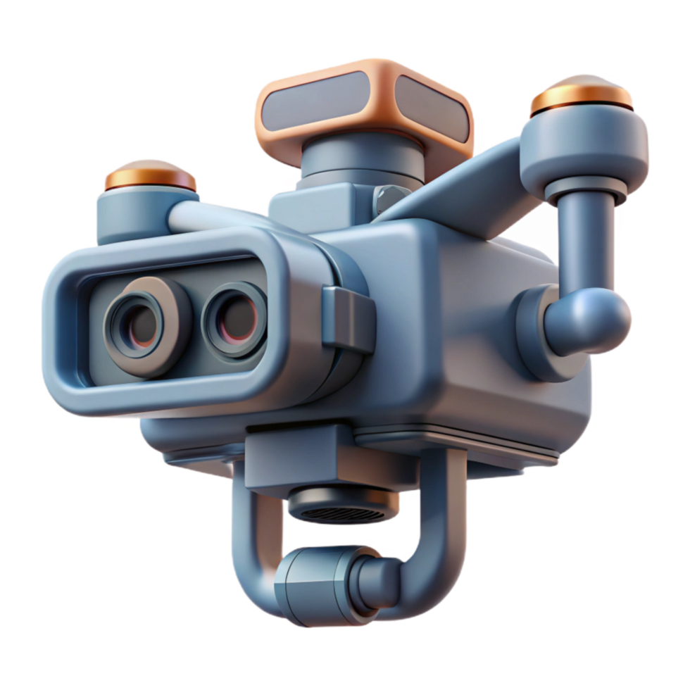 dramatic modern Drone Camera Gimbal Close Up Cutout Element exclusive png