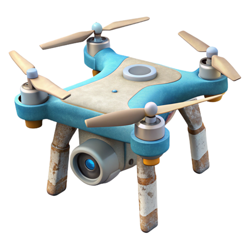 serene vintage Drone Capturing Aerial Photography Cutout premium png