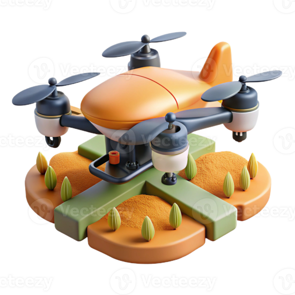stunning classic Drone Capturing Crop s Aerial View Isolated png