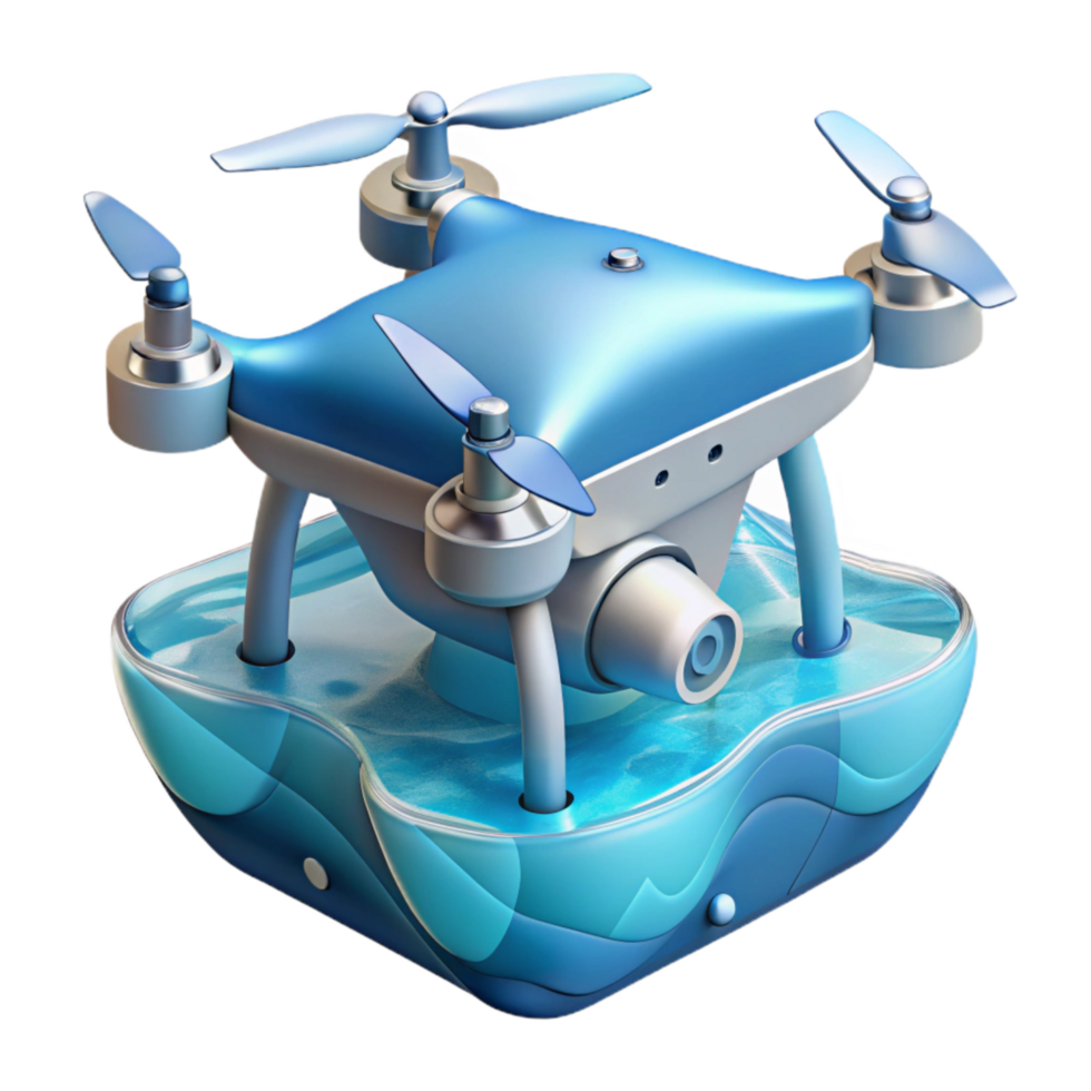 extraordinary classic Drone Capturing Data Over Water Transparent png
