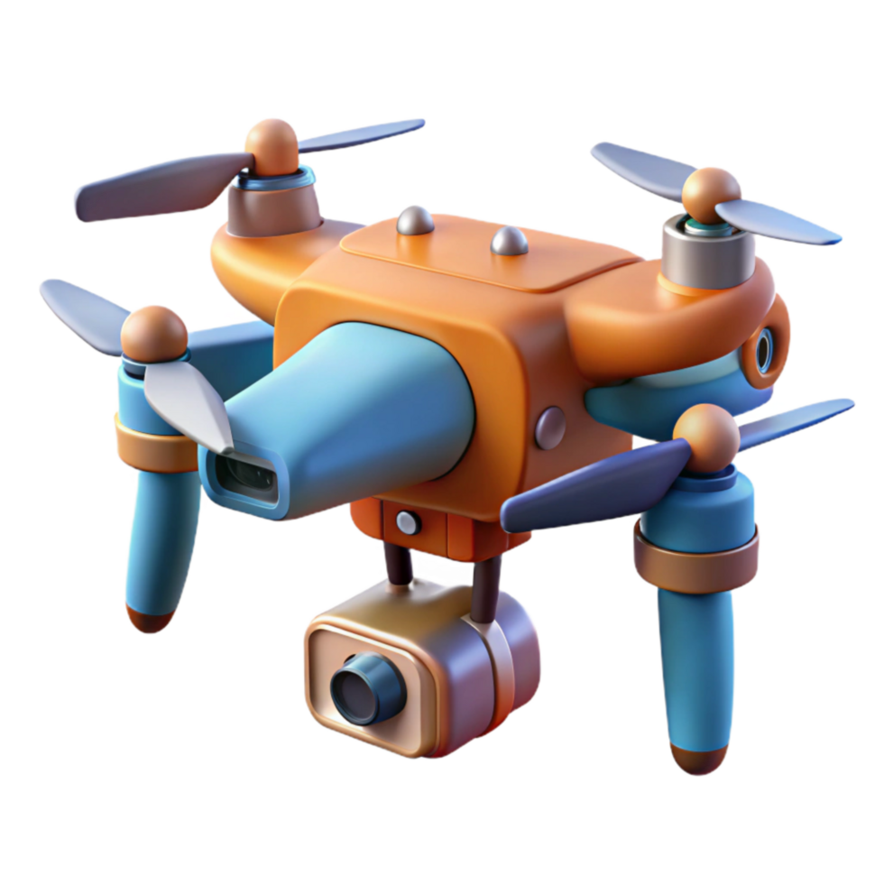 serene artistic Drone Capturing Footage Cutout high resolution png