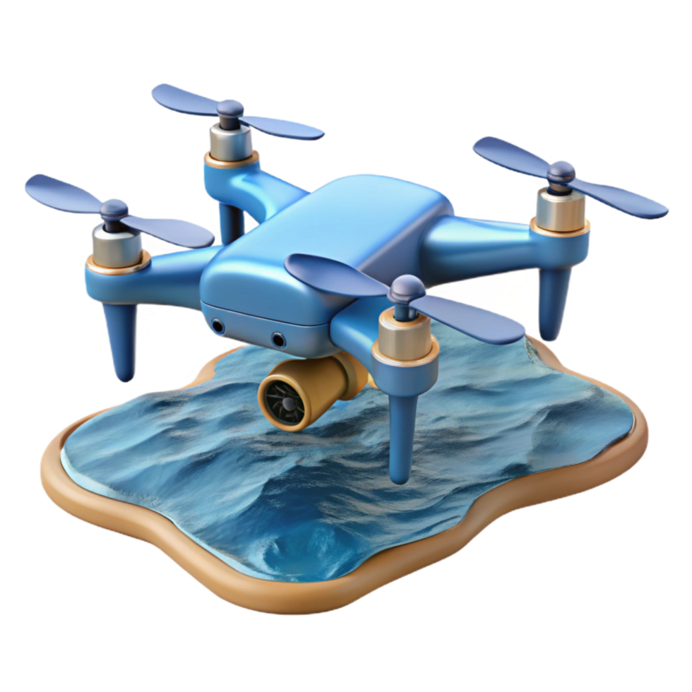 extraordinary classic Drone Flying Over Water Isolated Element exclusive png