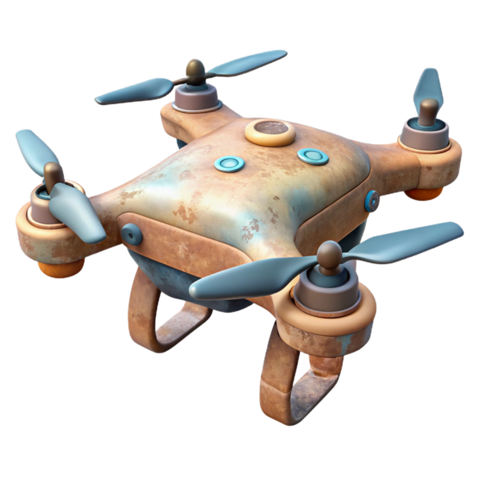 dramatic traditional Drone in Ascent Isolated premium png